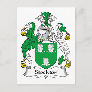 Cartão Postal Brasão da Família Stockton