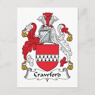 Cartão Postal Brasão de Armas da Família Crawford