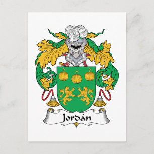 Cartão Postal Brasão de Armas da Família Jordan