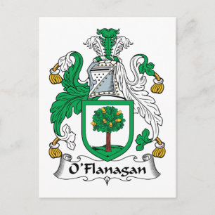Cartão Postal Brasão de armas da família O'Flanagan