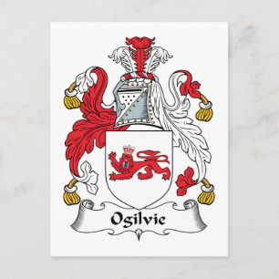 Cartão Postal Brasão de Armas da Família Ogilvie