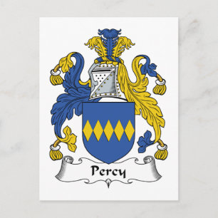 Cartão Postal Brasão de Armas da Família Percy