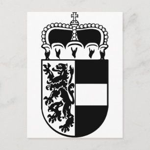 Cartão Postal Brasão de armas de Salzburgo
