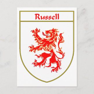Cartão Postal Brasão de Armas/Falcrest Russell