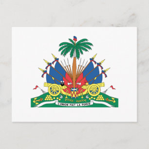 CARTÃO POSTAL BRASÃO DE ARMASE DA HAITI