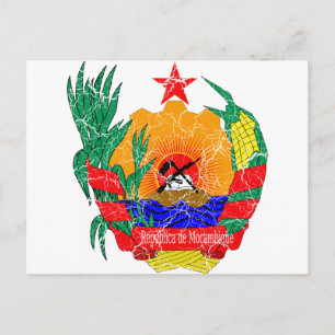 Cartão Postal Brasão de Moçambique