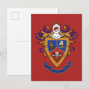 Cartão Postal Brasão Oficial da Delta Sigma Pi