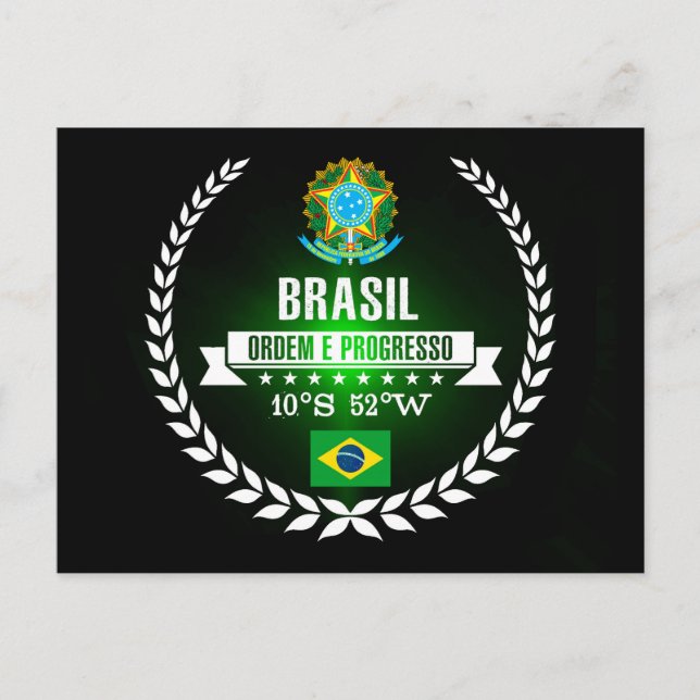 Cartão Postal Brasil (Frente)