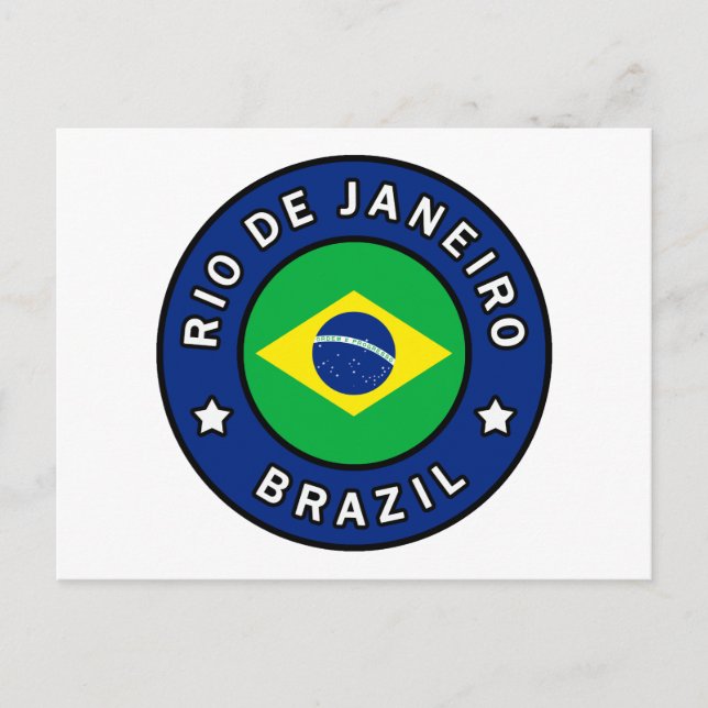 Cartão Postal Brasil do Rio de Janeiro (Frente)