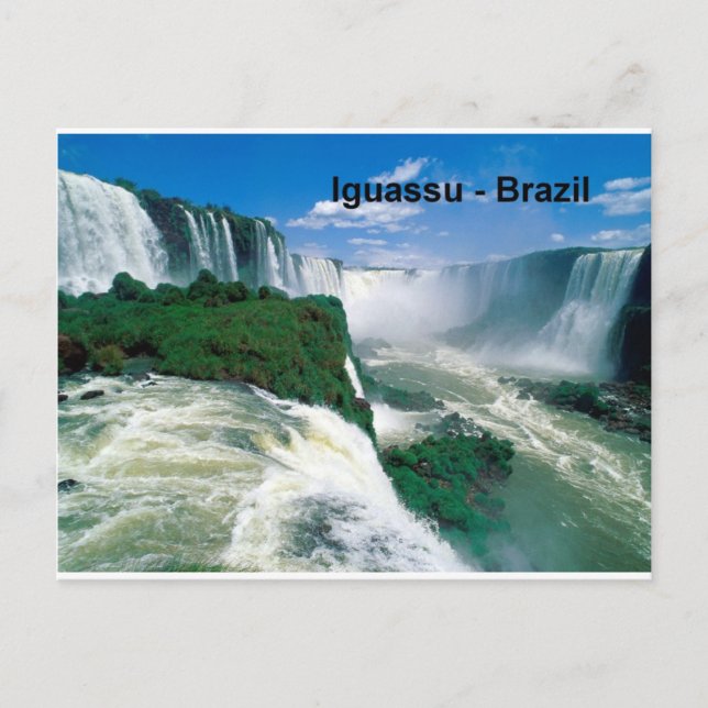 Cartão Postal Brasil Iguaçu Falls (Rua.K.) (Frente)