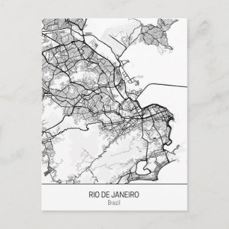 Cartão Postal Brasil minimalista