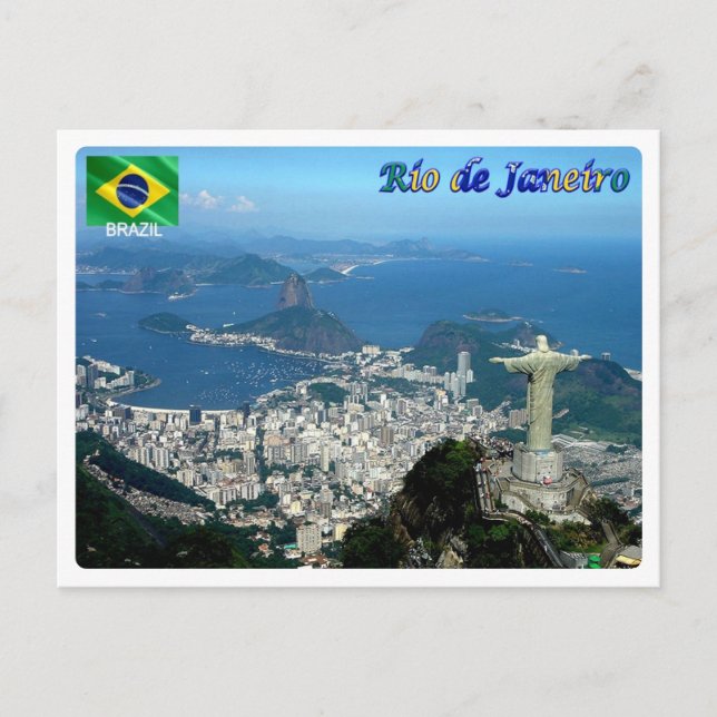 Cartão Postal Brasil - Rio de Janeiro - (Frente)