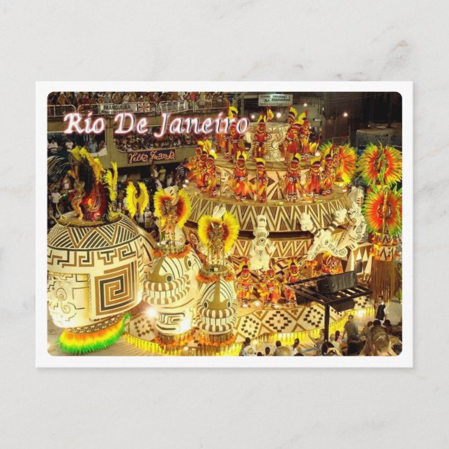 Cartão Postal Brasil - Rio de Janeiro - Carnaval - (Frente)