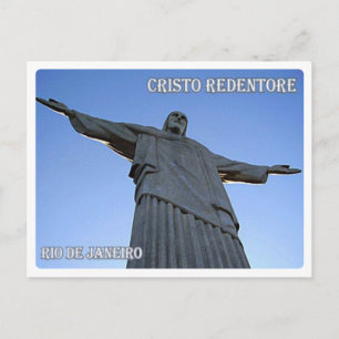 Cartão Postal Brasil - Rio de Janeiro - Cristo do Redentor -