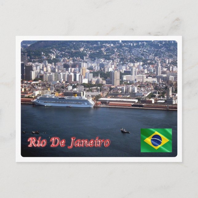 Cartão Postal Brasil - Rio de Janeiro - Porto - (Frente)