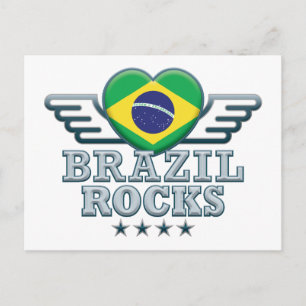 Cartão Postal Brasil Rocks v2
