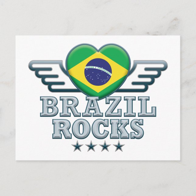 Cartão Postal Brasil Rocks v2 (Frente)