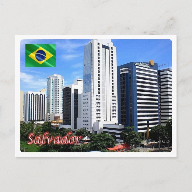 Cartão Postal Brasil - Salvador - (Frente)
