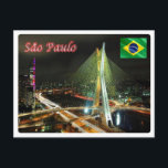 Cartão Postal Brasil - São Paulo -<br><div class="desc">Aqui você encontrará o souvenir das suas férias. Essa categoria contém lembranças de muitos locais: América - Brasil - São Paulo. Amplie amigos e parentes com as lembranças únicas de sua viagem de excelente! Tente!</div>