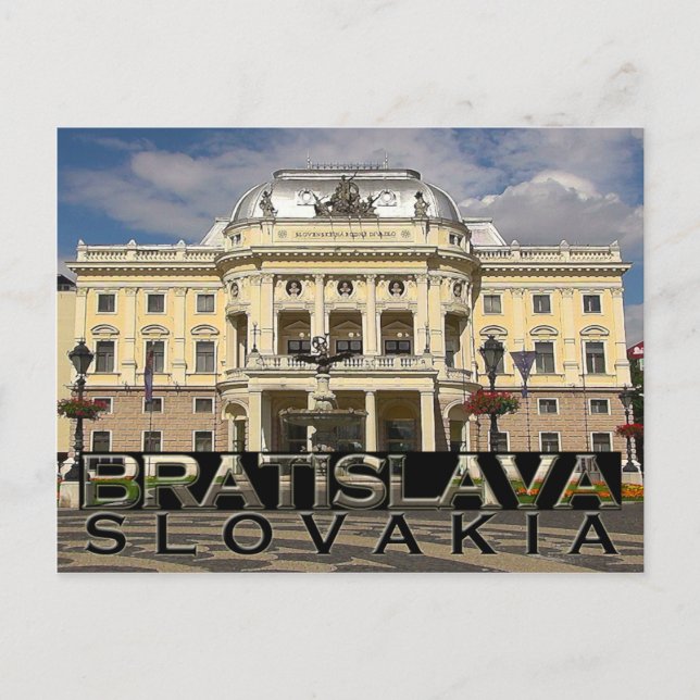 Cartão Postal Bratislava (Frente)