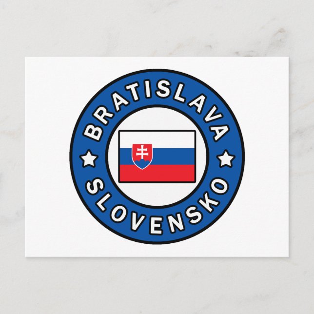 Cartão Postal Bratislava Slovensko (Frente)