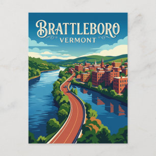 Cartão Postal Brattleboro EUA