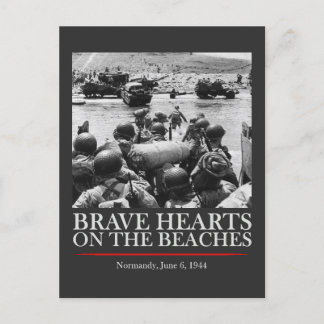 Cartão Postal Brave Hearts On The Beaches - WW2 D-day