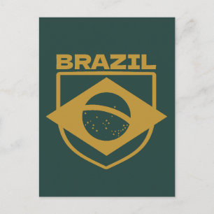 Cartão Postal Brazil World Cup Soccer