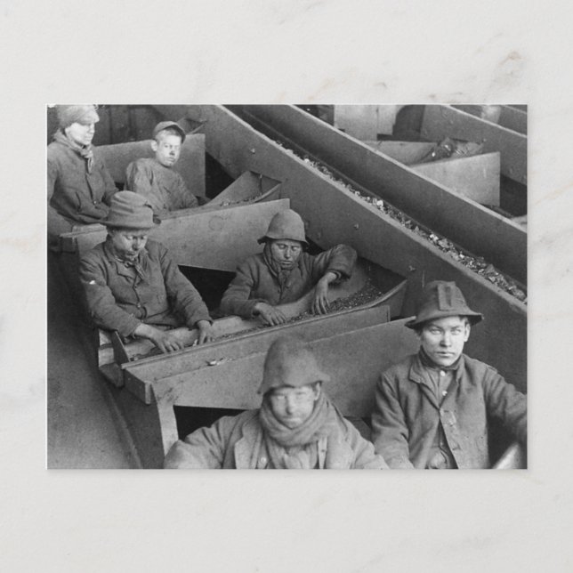 Cartão Postal Breaker Boys Eagle Hill Collier Foto 1884 (Frente)