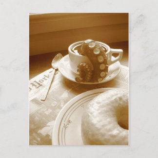 Cartão Postal breakfast