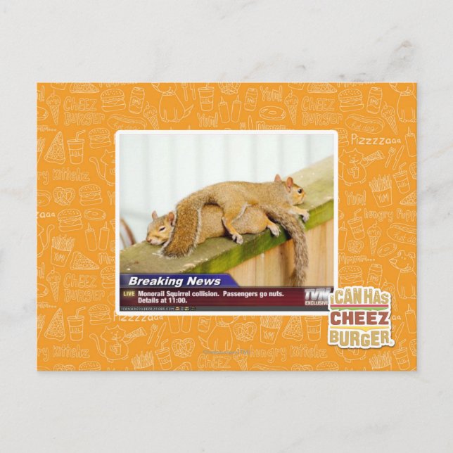 Cartão Postal Breaking News (Frente)