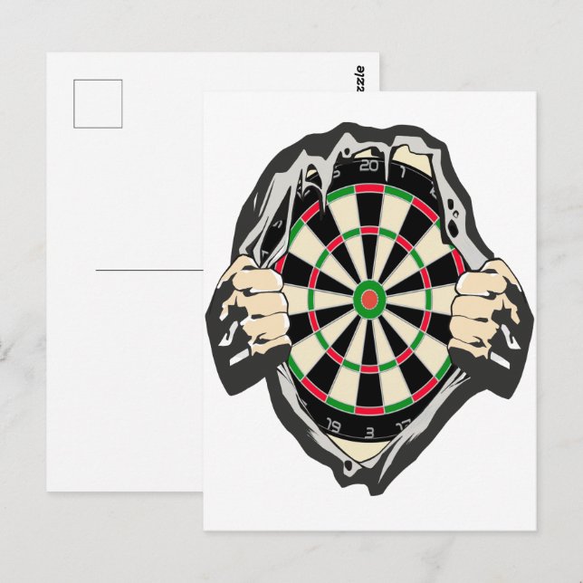 Cartão Postal Breakthrough para Bullseye - Ultimate Dartboard (Frente/Verso)