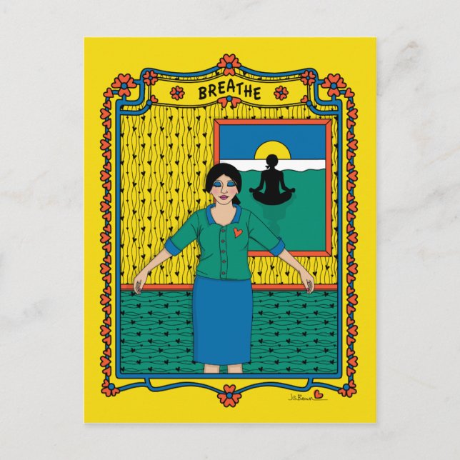 Cartão Postal Breathe_B_ Postcard (Frente)