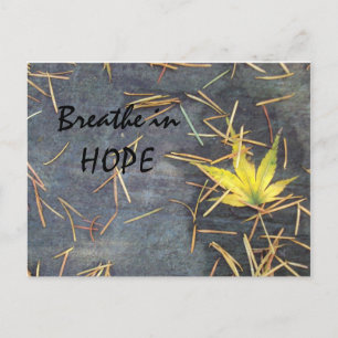 Cartão Postal Breathe Hope Postcard