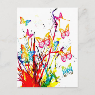 Cartão Postal brecha da borboleta