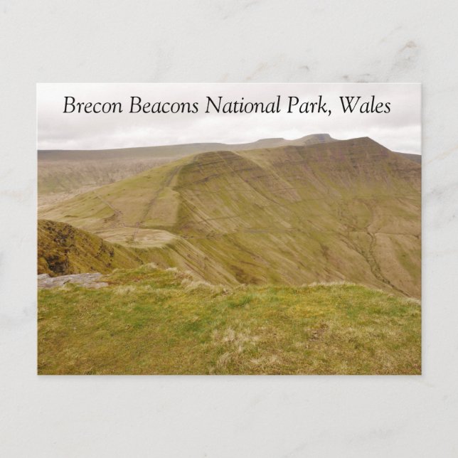 Cartão postal Brecon Beacons Wales (Frente)