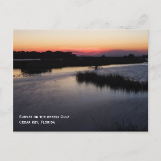 Cartão postal Breezy Golfo Sunset