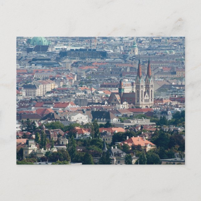 Cartão Postal Breitenfelder Pfarkirche (Frente)