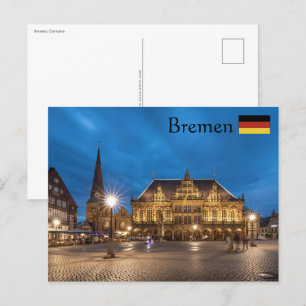 Cartão Postal Bremen Alemanha