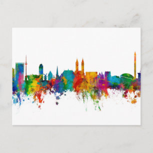 Cartão Postal Bremen Alemanha Paisagem Urbana