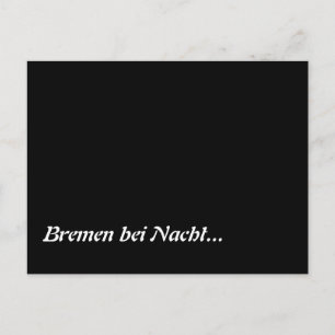 Cartão Postal Bremen bei Nacht