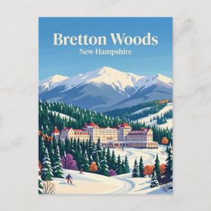 Cartão Postal Bretton Woods, New Hampshire, EUA
