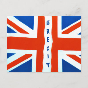 Cartão Postal Brexit memorabilizabilit para um evento importante