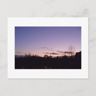 Cartão Postal Briar Creek Sunset Raleigh, Carolina do Norte