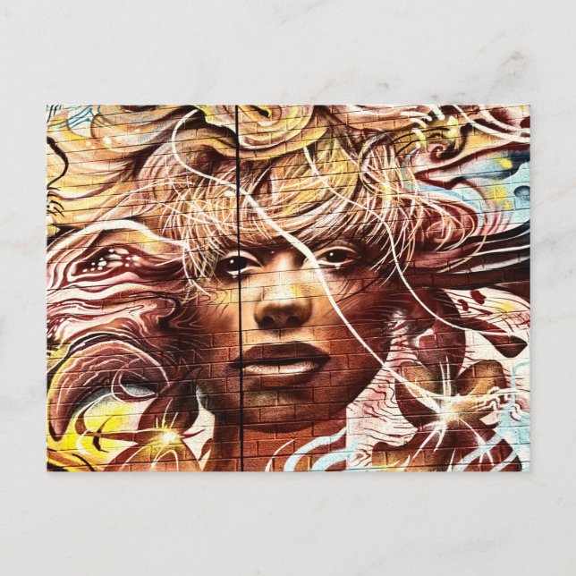 Cartão Postal Brick Lane Street Art (1109) (Frente)