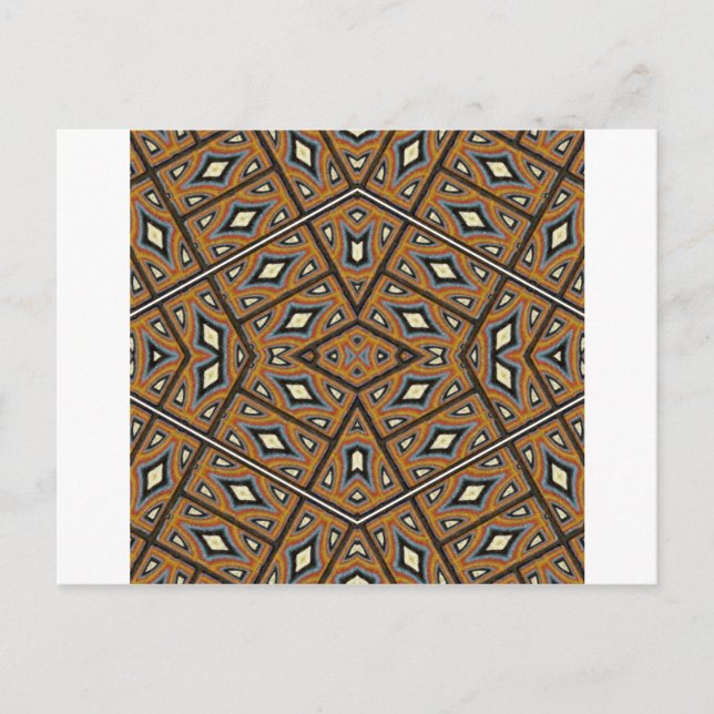 Cartão Postal Bricks Africanos Caleidoscópio (Frente)