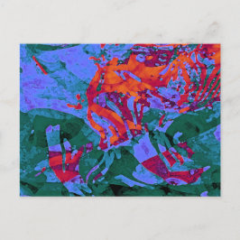 Cartão Postal "Brickworks: Advent" Colorful Art Post Card