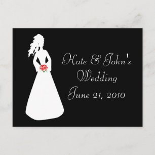 Cartão Postal Bridal Silhouette II