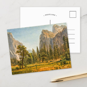 Cartão Postal Bridal Veil Falls, Califórnia Albert Bierstadt