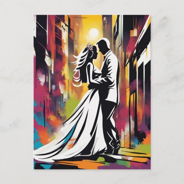 CARTÃO POSTAL BRIDE E GROOM (Frente)